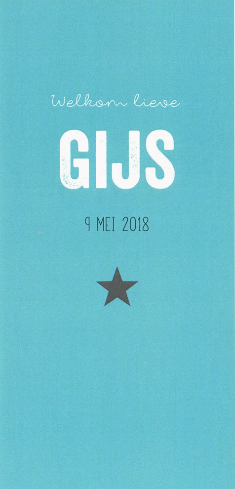 Geboorte Gijs